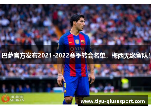 巴萨官方发布2021-2022赛季转会名单，梅西无缘留队！